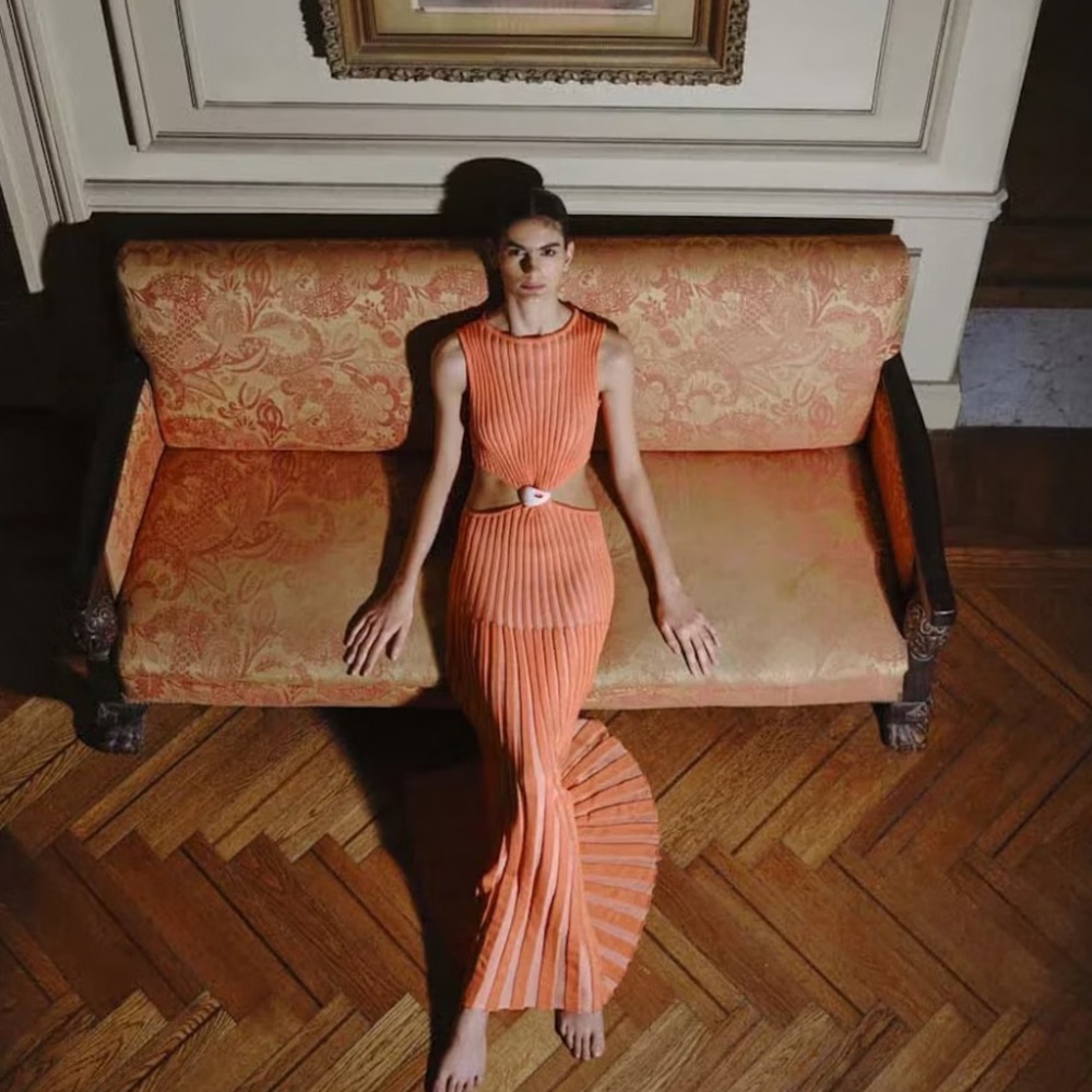 Baobab Collection Vibrant Orange Maxi Dress